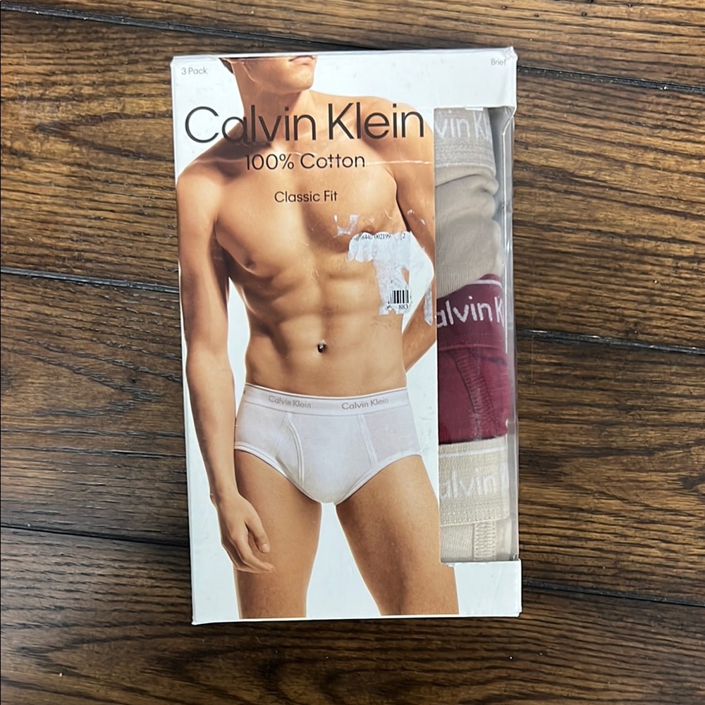 Calvin Klein Men's Underwear 3-Pack - Brown, Red, Tan